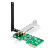 TP-Link TL-WN781ND N150 Wireless N PCI Express Adapter 2.4GHz (150Mbps) 802.11bgn 1x2dBi Detachable Omni Directional Antennas WPA/WPA2