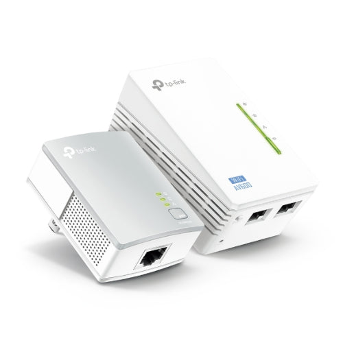 TP-Link TL-WPA4220 KIT 300Mbps AV600 Wi-Fi Powerline Extender Starter Kit 600Mbps HomePlug AV 300Mbps Wireless 2x100Mbps LAN 2.4GHz 802.11bgn 300m ran