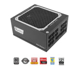 Antec SG 1000w 80+Platinum Fully Modular, FDB 135mm Fan, Zero RPM, Phase Wave Design, OC-LINK, Server Grade ATX Power Supply, PSU, 10 Yrs Wty