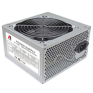 Aywun 500W Retail 120mm FAN ATX PSU. 1x 6PIN PCI-E, 24PIN ATX. Easy to Install, 2 Years Peace of Mind Warranty