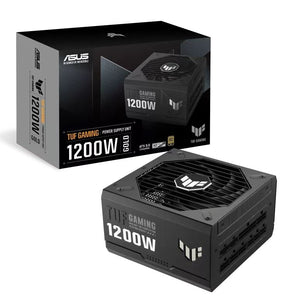 ASUS TUF-GAMING-1200G 1200W 80 Plus Gold Fully Modular PSU, Japanese Capacitors.135mm Fan, Dual Ball Fan Bearings, 10YW