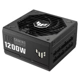 ASUS TUF-GAMING-1200G 1200W 80 Plus Gold Fully Modular PSU, Japanese Capacitors.135mm Fan, Dual Ball Fan Bearings, 10YW