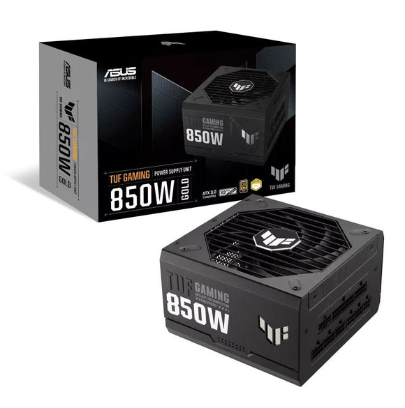 ASUS TUF-GAMING-850G 850W 80 Plus Gold Fully Modular PSU, Japanese Capacitors.135mm Fan, Dual Ball Fan Bearings, 10YW