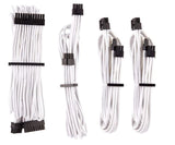 Corsair - WHITE Premium Individually Sleeved PSU Cables Starter Kit Type 4 Gen 4 – White