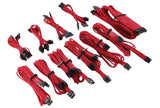 For Corsair PSU - Red Premium Individually Sleeved DC Cable Pro Kit, Type 4 (Generation 4)