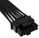 Corsair Premium Individually Sleeved 12+4pin PCIe Gen 5 Type-4 600W 12VHPWR Cable, Black 4080 / 4070 / 4090xx