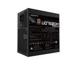 Gigabyte UD750GM PG5 750W ATX PSU Power Supply  80+ Gold >90%  Black Flat Cables Single +12V Rail Japanese  >100K Hrs (NEW)