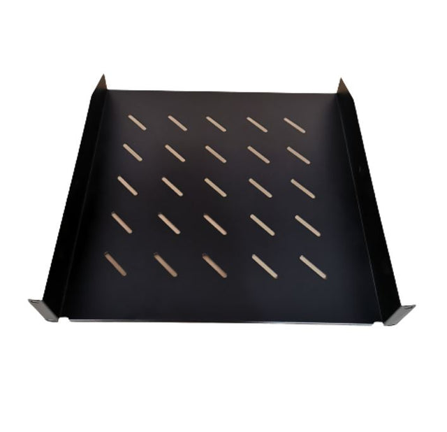 LDR Cantilever 2U 275mm Deep Shelf Recommended for 19" 450/550mm Deep Cabinet - Black Metal Contruction