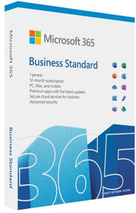 Microsoft 365 Business 2021 Standard Retail English APAC 1 User 1 Year Subscription, Medialess Outlook, Word, Excel, PowerPoint, SharePoint, Exch (LS