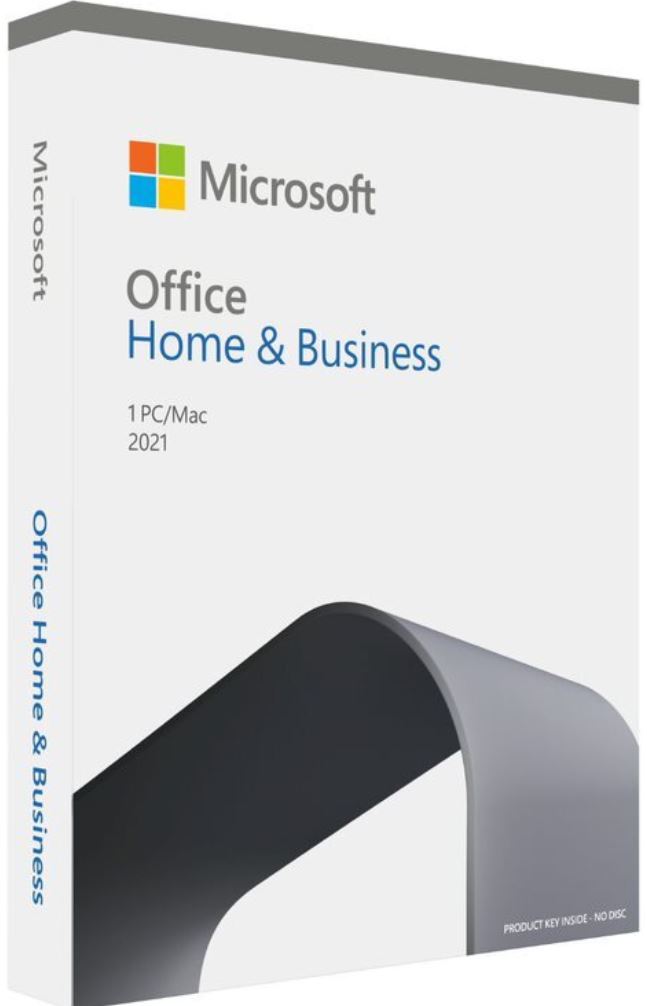 Microsoft Office Home and Business 2021 English APAC Medialess Retail New. Word, Excel, Power Point, Outlook for PC and Mac (LS)