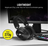 Corsair HS55 Carbon Stereo Gaming Headset, PS5 3D Audio, PS5, Switch, Discord Certified, Ultra Comfort Foam, 3.5mm Wired (LS)