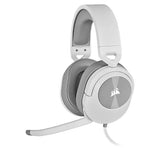 Corsair HS55 White Stereo Gaming Headset, PS5 3D Audio PS, Switch, Discord Certified, Ultra Comfort Foam, 3.5mm Wired (LS)