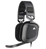 Corsair HS80 RGB Carbon- Dolby Atoms 3D, Pulse Sound, Dolby 7.1 Surroud, USB - Gaming Headset PC,PS5, Headphones.