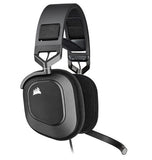 Corsair HS80 RGB Carbon- Dolby Atoms 3D, Pulse Sound, Dolby 7.1 Surroud, USB - Gaming Headset PC,PS5, Headphones.