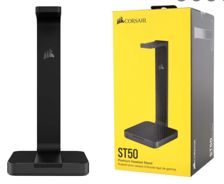 Corsair Gaming ST50 - Headset Stand, Durable anodized aluminium built to withstand the test of time. Headphone (EU)