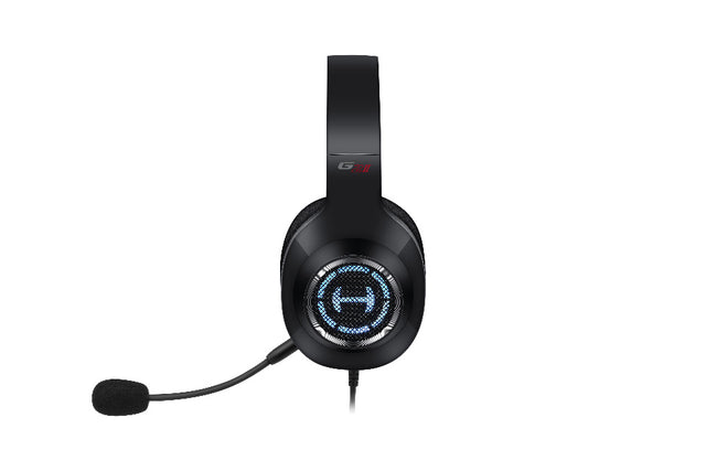 Edifier G2II 7.1 Surround Sound USB Gaming Headset with Microphone, RGB Lighting, 360 Degree Surround Sound Effects, 50mm NdFeB- Black