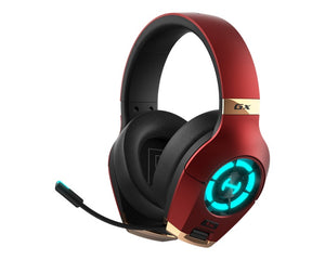 Edifier  GX Hi-Res Gaming Headset with Hi-Res, Dual Noise Cancelling Microphone, Multi-Mode, 3.5mm AUX, USB 3.0, USB-C Connection - Red