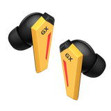 Edifier GX07 True Wireless Gaming Earbuds with Active Noise Cancellation with Dual Microphone, RGB Lighting, Wear Detection - Yellow