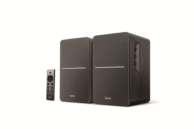 Edifier R1280DBS - 2.0 Lifestyle Bookshelf Bluetooth Studio Speakers - Optical/Coaxial, Bluetooth, Line In1, Line2, R/L: 21W+21W Black