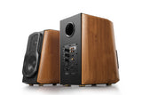 Edifier S1000MKII 2.0 Active Lifestyle Bookshelf Bluetooth Studio Speakers Brown