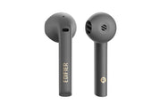 Edifier TWS200 PLUS TWS Stereo Wireless Earbuds - Qualcomm aptX, Dual Microphone,13mm LCP Diaphragm, Frequency Equalization,6+18Hr Earphone (Grey)