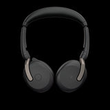 Jabra Evolve2 65 Flex UC Stereo Bluetooth Headset, Link380c USB-C Dongle Included, Foldable Design, 2Yr Warranty, ANC, 30m Wireless Range