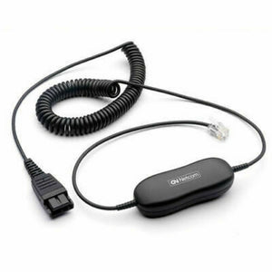 Jabra GN 1200 Smart Cord, 2m Curly Cord, Bottom Cords/Adapters - QD Connection, GN 1200 Smart Cord, 2m Curly