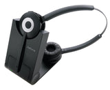 Jabra PRO 920 Duo Wireless Headset, Work Space At office desk, Around office, Connectivity Desk phone, DECT Up to 120M Range, 2ys Warranty