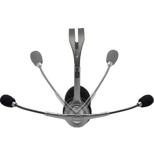 Logitech H110 Stereo Headset Over-the-head Headphones 3.5mm Versatile Adjustable Microphone for PC Mac