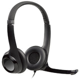 Logitech H390 USB Headset Adjustable,USB,2 Years Noise Cancelling Micophone Headphones In-line Audio Controls