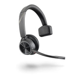 Plantronics/Poly Voyager 4310 UC Headset with Charge Stand, usb-C,Teams certified, Monaural, Wireless,  Noise canceling boom, Acoustice Fence, SoundGu