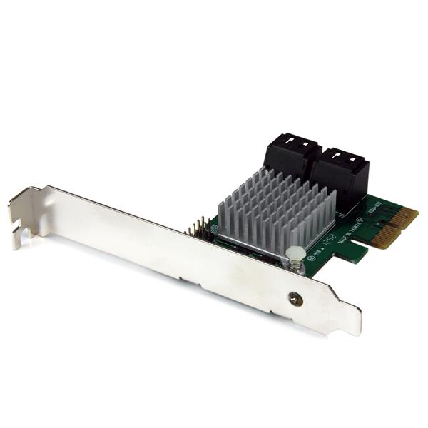 Startech 4 Port PCI Express 2.0 SATA III 6Gbps RAID Controller Card with HyperDuo SSD Tiering - PCIe SATA 3 Controller Adapter