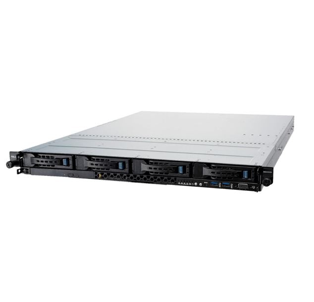 ASUS 1U RS300-E10 Rackmount Brebone Server, Xeon E-2200 LGA1151 Socket, 4x UDIMM (128GB Max), 4x 3.5