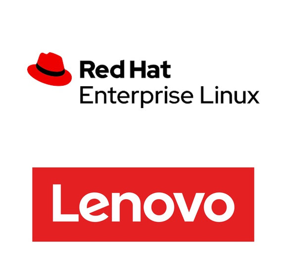 LENOVO - RHEL Server Physical or Virtual Node, 2 Skt Standard Subscription w/Lenovo Support 1Yr