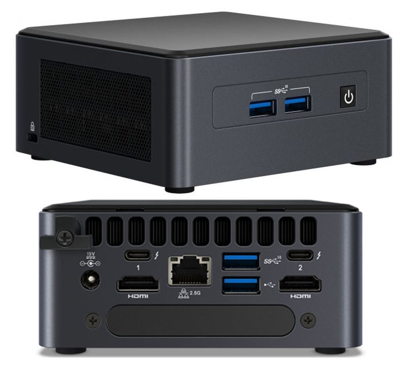 Intel NUC i5-1145G7 vPro 4.2 GHz 2xDDR4 SODIMM M.2 & 2.5