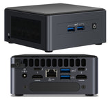 Intel NUC i5-1145G7 vPro 4.2 GHz 2xDDR4 SODIMM M.2 & 2.5" SSD 4xDisplays Iris Xe 2xHDMI 2xDP via USB-C 2xThuderbolt WiFi6 4xUSB GbE LAN no AC Cord