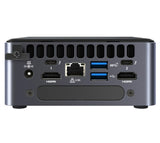 Intel NUC i5-1135G7 vPro 4.2 GHz 2xDDR4 SODIMM M.2 & 2.5" SSD 4xDisplays Iris Xe 2xHDMI 2xDP via USB-C 2xThuderbolt WiFi6 4xUSB GbE LAN no AC Cord