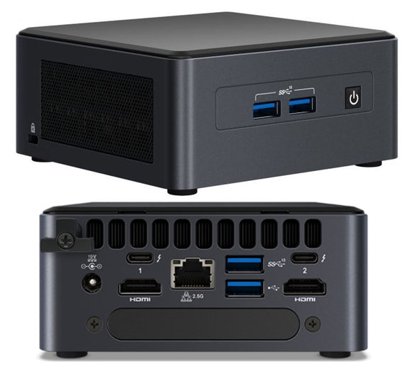 Intel NUC i5-1135G7 vPro 4.2 GHz 2xDDR4 SODIMM M.2 & 2.5