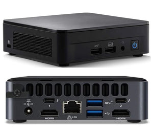 Intel NUC i5-1240P 4.40GHz 2xDDR4 SODIMM M.2 SSD Iris Xe Graphics 4xDisplays 2xHDMI 2xDP via USB-C 2xTB4 2.5GbE 4xUSB WiFi6E