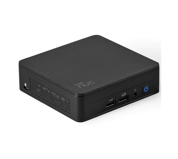 Intel NUC i5-1340P 4.6 GHz 2xDDR4 SODIMM M.2 SSD 4xDisplays Integrated Graphic  2xHDMI 2xDP via USB-C 2xThuderbolt WiFi6 4xUSB LAN no AC Cord