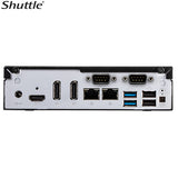 Shuttle DH610 Slim Mini PC 1L Barebone-Intel 12th/13th Gen , 2xDDR4, 2.5" HDD/SSD bay, 2xLAN (1G & 2.5G), 2xRS232(RS422/485), HDMI, 2xDP, 120W, Vesa M