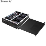 Shuttle DH610 Slim Mini PC 1L Barebone-Intel 12th/13th Gen , 2xDDR4, 2.5" HDD/SSD bay, 2xLAN (1G & 2.5G), 2xRS232(RS422/485), HDMI, 2xDP, 120W, Vesa M