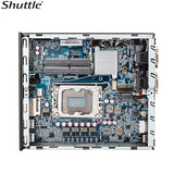 Shuttle DH670 Slim Mini PC 1L Barebone-Support Intel 12th Gen, 2x DDR4, 2.5" HDD/SSD bay, 2xLAN, 2x RS232(RS422/485), 2xHDMI, 2xDP, 120W