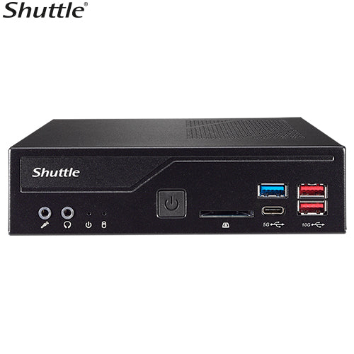 Shuttle DH670 Slim Mini PC 1L Barebone-Support Intel 12th Gen, 2x DDR4, 2.5
