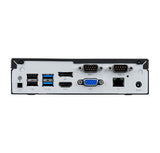 Shuttle DL20N5 Slim Mini PC 1L Barebone-Celeron N5105, Fan-less, HDMI, DP, VGA, 2xRS232 (RS422/485), LAN, 2xDDR4, 2.5" HDD/SSD bay, Vesa Mount, 40W