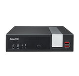 Shuttle DL20N6 Slim Mini PC 1L Barebone-Pentium N6005, Fan-less, HDMI, DP, VGA, 2xRS232 (RS422/485), LAN, 2xDDR4, 2.5" HDD/SSD bay, Vesa Mount, 40W