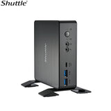 Shuttle NC40U Slim Mini PC, 1L Barebone - Celeron 7305, HDMI, DP, VGA, RJ45, LAN, 2xDDR4, 2.5" HDD/SSD, VESA mount