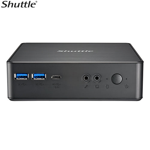 Shuttle NC40U Slim Mini PC, 1L Barebone - Celeron 7305, HDMI, DP, VGA, RJ45, LAN, 2xDDR4, 2.5