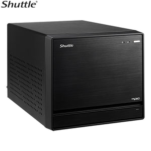 Shuttle SW580R8 XPC Cube 13L Barebone-Support Intel 11/10th Gen/ Xeon, 4xDDR4 ECC, 4xLAN, 2xM.2 2280, 4x3.5" HDD bay, PCIEx16 & x4, 500W, HDMI, 2xDP