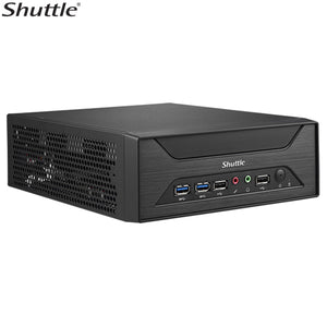 Shuttle XH270 Slim Mini PC 3L Barebone - Support Intel KBL&SKY CPU, 4x 2.5" HDD/SSD bay (RAID), 2xLAN, HDMI, DP, VGA, RS232, 2xDDR4,  M.2 2280, 120W